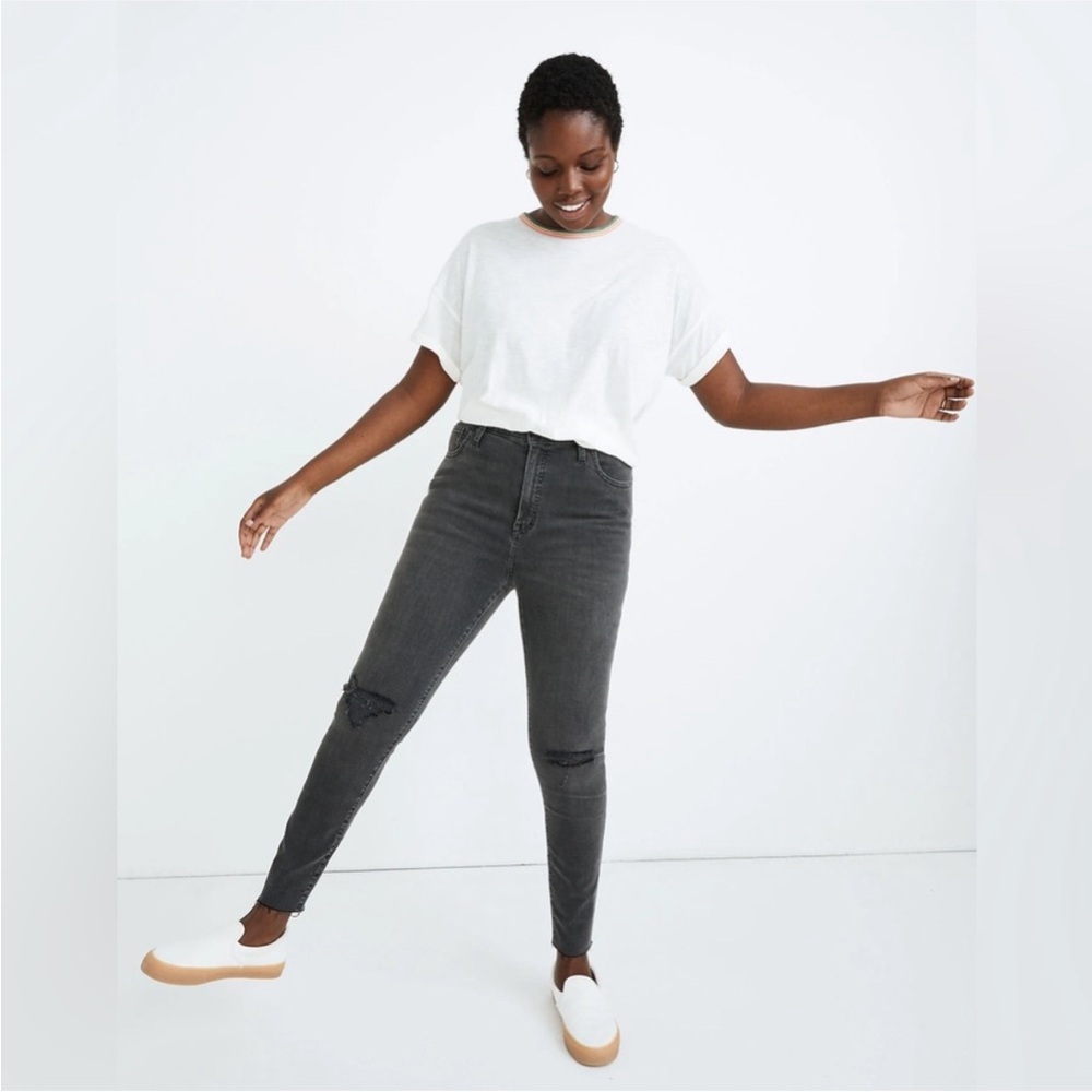 {MADEWELL} Black Skinny Jeans High-Waisted Stretch